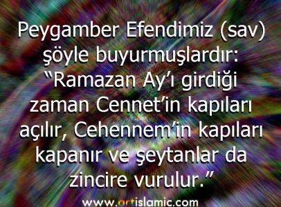 Bu Hadis-i �er�fin kaynaklar�: Buh�r�, Savm 5, Bed`ul Halk 11; M�slim, S�y�m 2, {1079}; Nes��, S�y�m 5 {4,129}