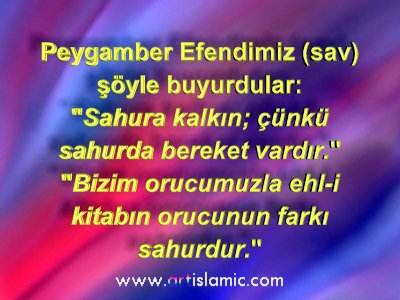 �lk Hadis-i �er�fin kaynaklar�: Buh�r�, Savm 20; M�slim, S�y�m 45, {1095}; Tirmiz�, Savm 17, {708}; Nes��, S�y�m 18 {4,141}. �kinci Hadis-i �er�fin kaynaklar�: M�slim, S�y�m 46, {1096}; Eb� Davud, Savm 15, {2343}; Tirmiz�, Savm 17, {709}; Nes��, S�y�m 27 {4,146}