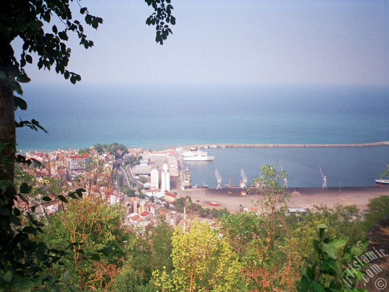 View of Trabzon city in Turkey.
