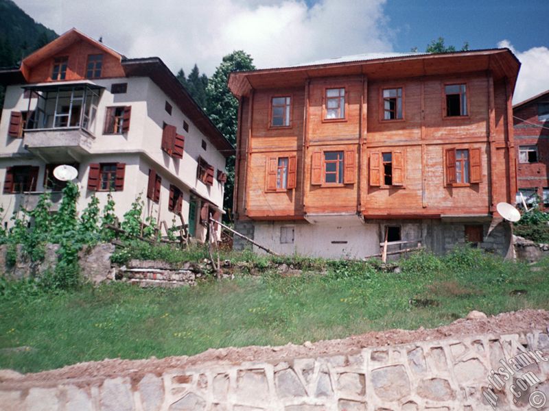 View of Ayder high plateau and spa located in Rize city of Turkey.
