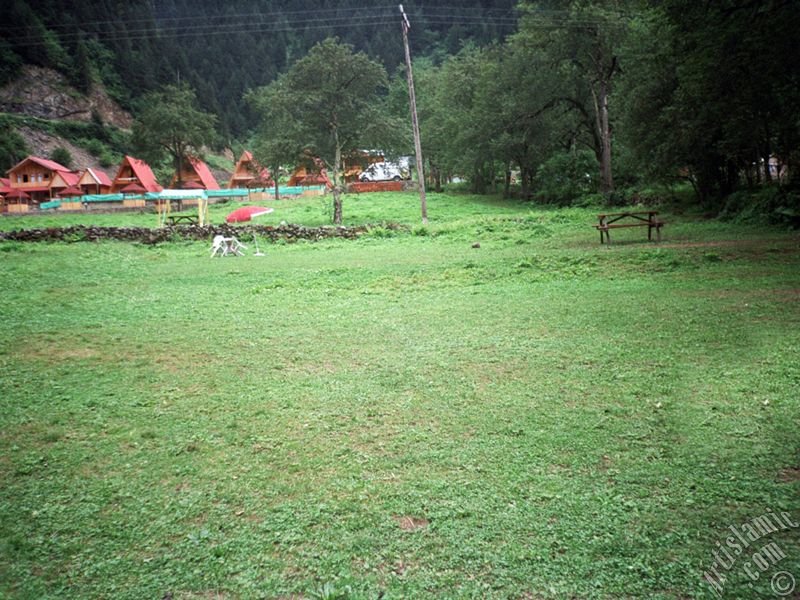 View of Uzungol high plateau located in Trabzon city of Turkey.
