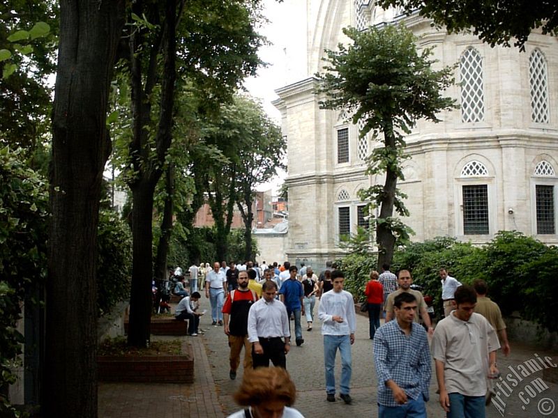 Nuruosmaniye Mosque in Beyazit district in Istanbul city of Turkey.
