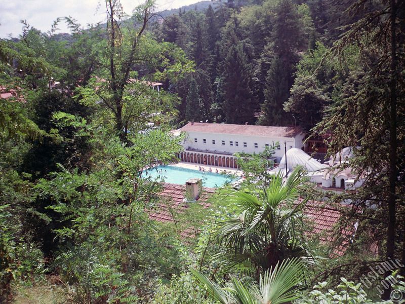 View of Termal-Gokcedere Village in Yalova city of Turkey.
