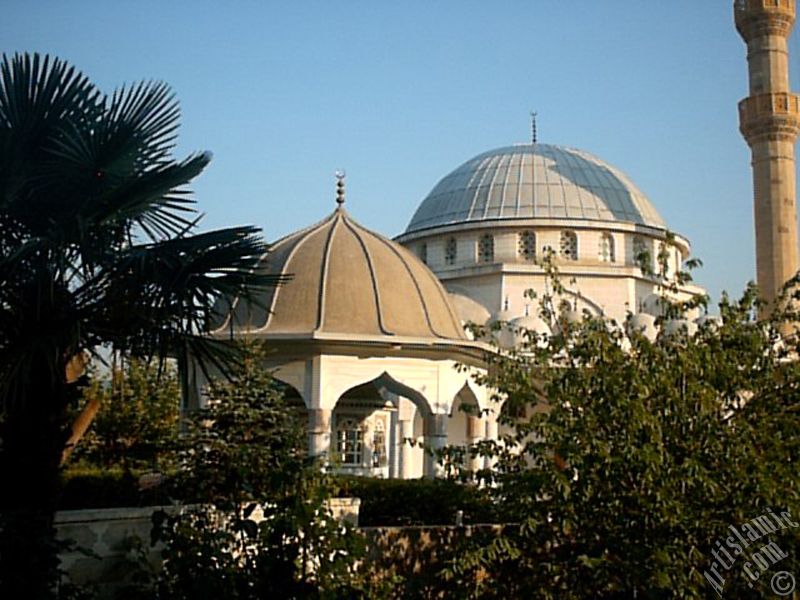 View of Ansar Mosque in Gokcedere Village in Yalova city of Turkey.
