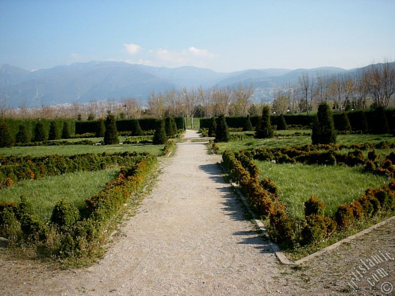 View of Botanical Park in Bursa city of Turkey.

