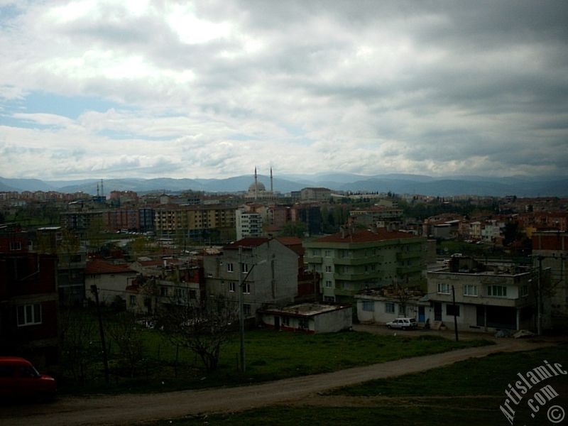 View of Hamitler district in Bursa city of Turkey.

