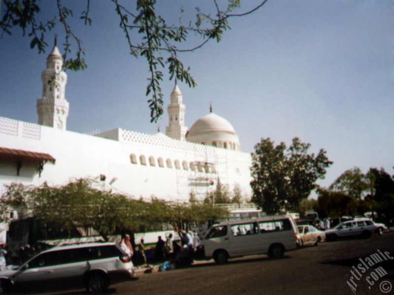 Masjed (mosque) Kuba in Madina city of Saudi Arabia.
