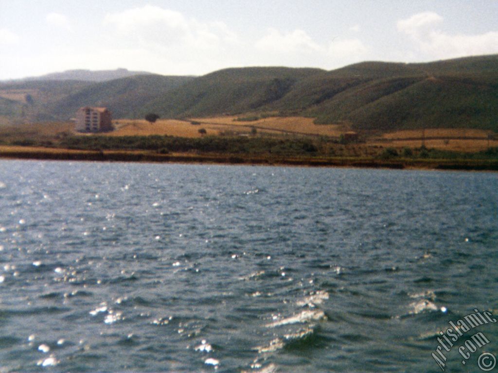 View of Yalova city`s coast in Turkey.
