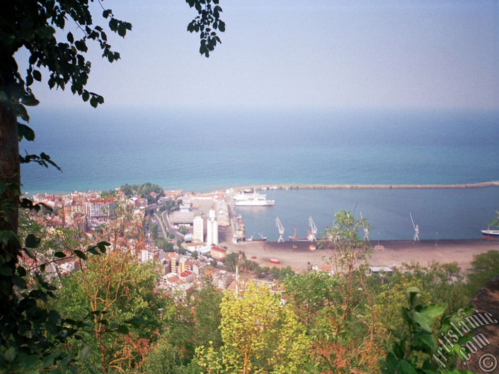 View of Trabzon city in Turkey.
