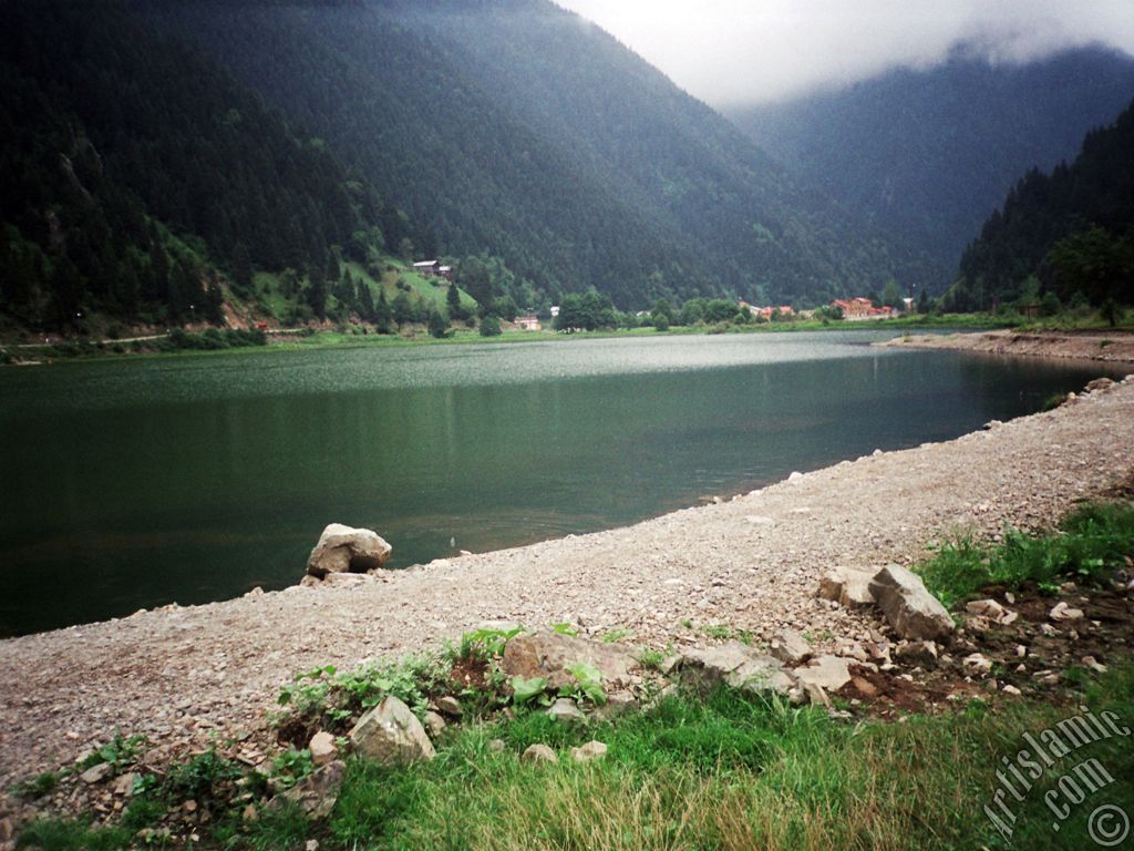 View of Uzungol high plateau located in Trabzon city of Turkey.
