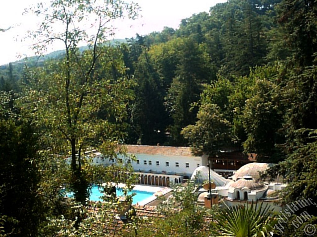 View of Termal-Gokcedere Village in Yalova city of Turkey.
