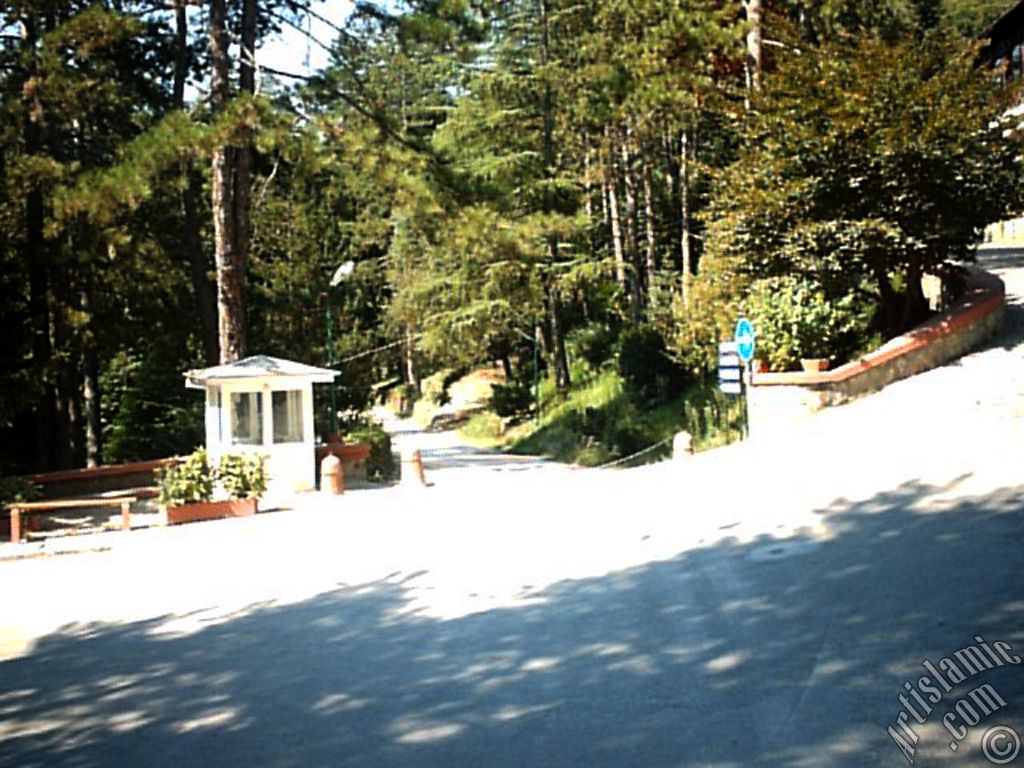 View of Termal-Gokcedere Village in Yalova city of Turkey.
