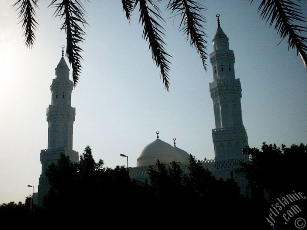 Masjed Qiblatayn (mosque with two qiblas) located in Kuba Village in Madina city of Saudi Arabia.
