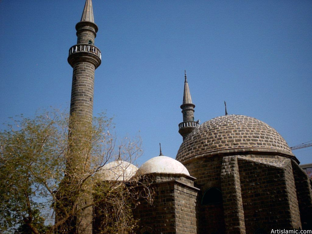 The historical Hamidiye Mosque made by Ottoman in Madina city of Saudi Arabia.
