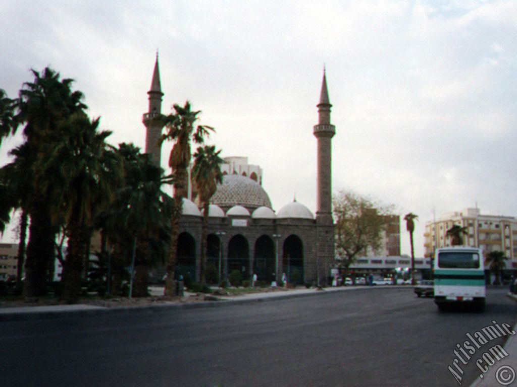 The historical Hamidiye Mosque made by Ottoman in Madina city of Saudi Arabia.
