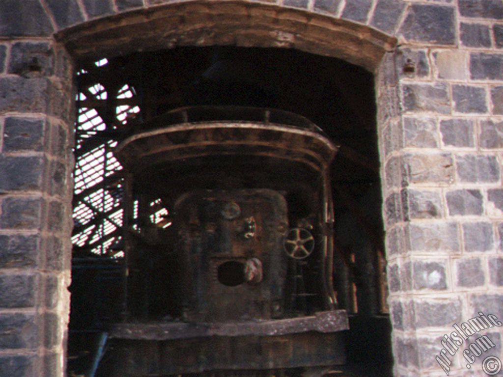 Picture of the last locomotive of the Ottoman made historical Hijaz Railway parked in Madina city of Saudi Arabia Station.
